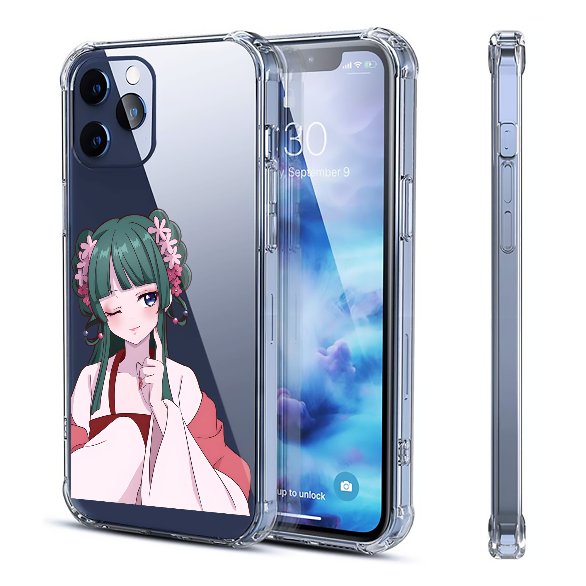 （画像用） 薬屋のひとりごと The Apothecary Diaries 【iPhone 12シリーズ対応】透明スマホケース（クリアソフトケース）